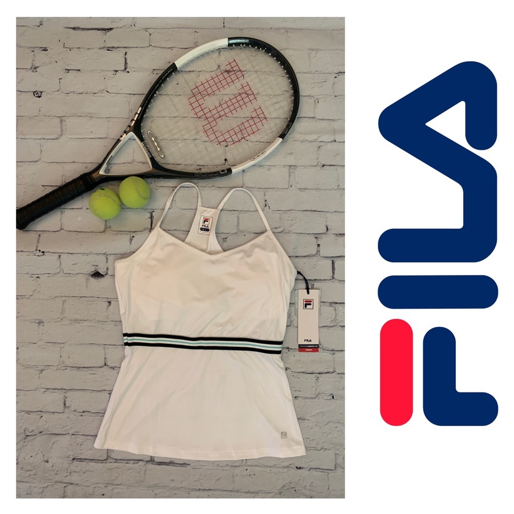 NWT - Fila Love Game White Cami Size M